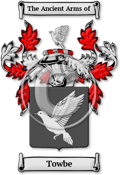 Towbe Family Crest Download (jpg) Legacy Series - 150 DPI