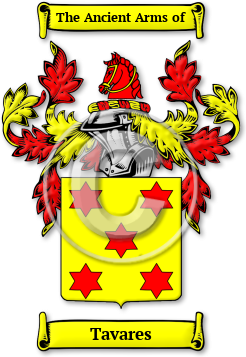 Tavares Family Crest Download (JPG) Legacy Series - 600 DPI