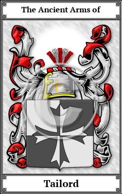 Tailord Family Crest Download (JPG)  Book Plated - 150 DPI