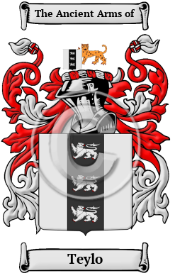 Teylo Family Crest/Coat of Arms
