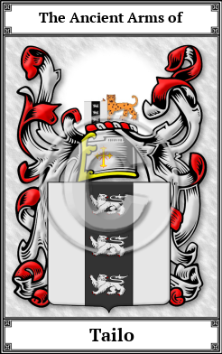 Tailo Family Crest Download (JPG) Book Plated - 600 DPI