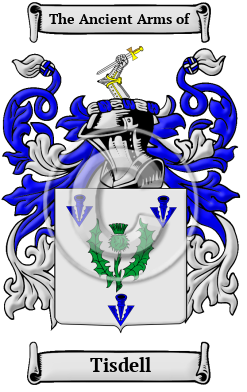 Tisdell Family Crest/Coat of Arms