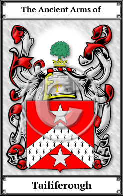 Tailiferough Family Crest Download (JPG)  Book Plated - 150 DPI