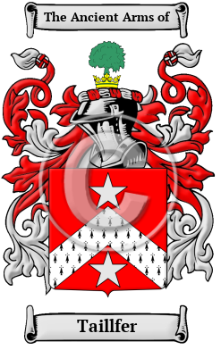 Taillfer Family Crest/Coat of Arms