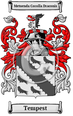 Tempest Family Crest/Coat of Arms