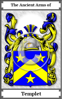 Templet Family Crest Download (JPG) Book Plated - 600 DPI