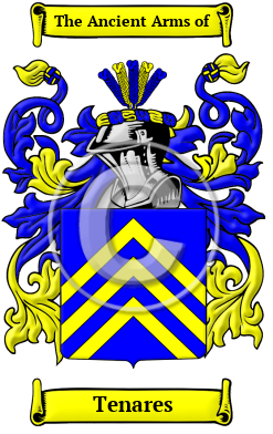 Tenares Family Crest/Coat of Arms