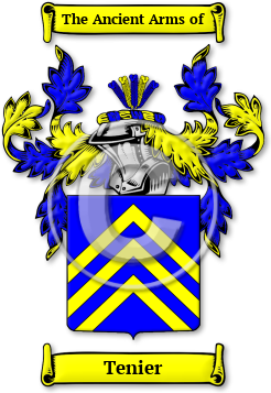 Tenier Family Crest Download (JPG) Legacy Series - 600 DPI