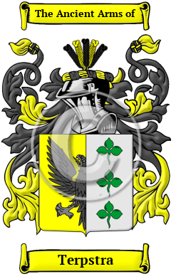 Terpstra Family Crest/Coat of Arms