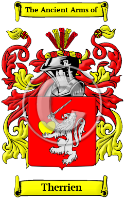 Therrien Family Crest/Coat of Arms