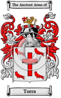 Torra Family Crest/Coat of Arms