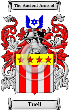 Tuell Family Crest/Coat of Arms