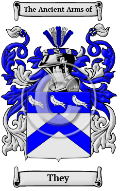 They Family Crest/Coat of Arms