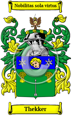 Thekker Family Crest/Coat of Arms