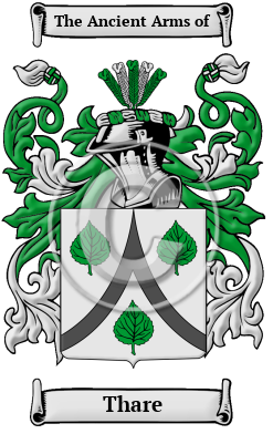 Thare Family Crest Download (JPG) Heritage Series - 300 DPI