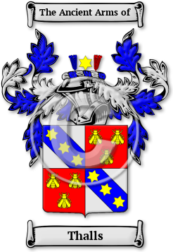 Thalls Family Crest Download (jpg) Legacy Series - 150 DPI