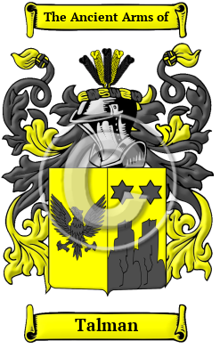 Talman Family Crest/Coat of Arms