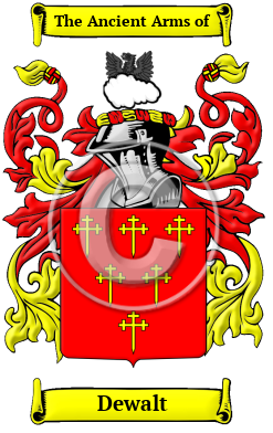 Dewalt Family Crest/Coat of Arms
