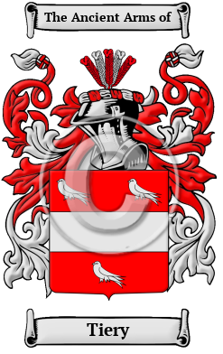 Tiery Family Crest Download (JPG) Heritage Series - 300 DPI