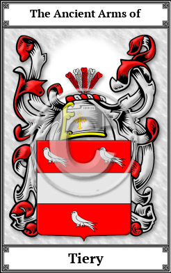 Tiery Family Crest Download (JPG)  Book Plated - 150 DPI