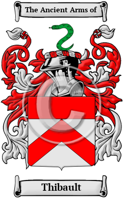 Thibault Family Crest/Coat of Arms