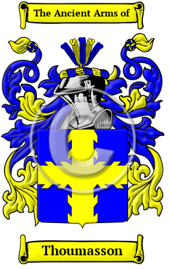 Thoumasson Family Crest/Coat of Arms