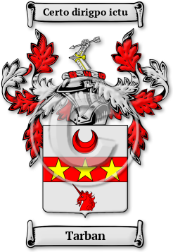 Tarban Family Crest Download (jpg) Legacy Series - 150 DPI