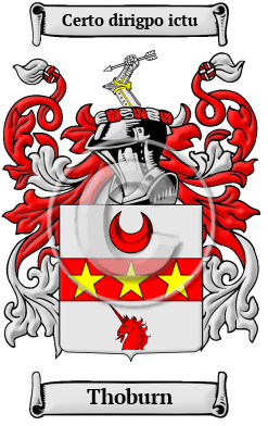 Thoburn Family Crest/Coat of Arms
