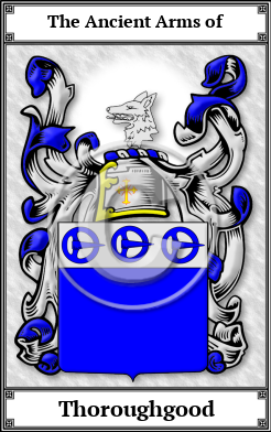 Thoroughgood Family Crest Download (JPG) Book Plated - 600 DPI
