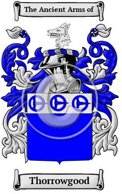 Thorrowgood Family Crest/Coat of Arms