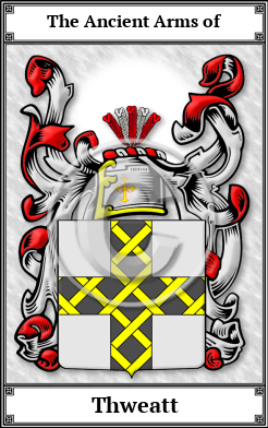 Thweatt Family Crest Download (JPG) Book Plated - 300 DPI