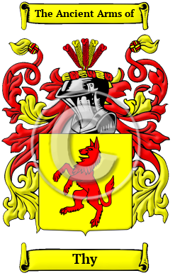 Thy Family Crest/Coat of Arms