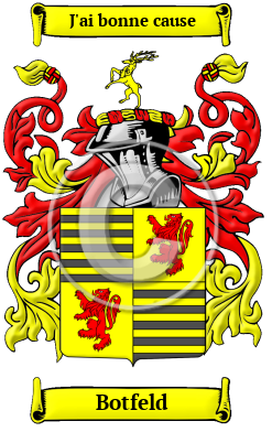 Botfeld Family Crest/Coat of Arms