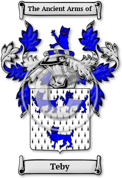 Teby Family Crest Download (jpg) Legacy Series - 150 DPI