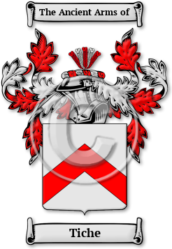 Tiche Family Crest Download (JPG) Legacy Series - 600 DPI