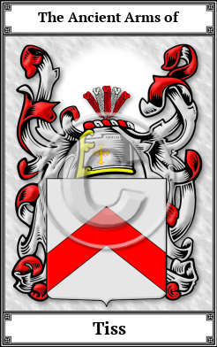 Tiss Family Crest Download (JPG) Book Plated - 300 DPI