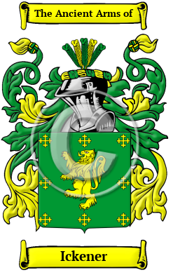 Ickener Family Crest/Coat of Arms
