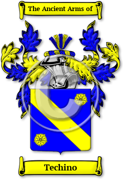 Techino Family Crest Download (jpg) Legacy Series - 150 DPI
