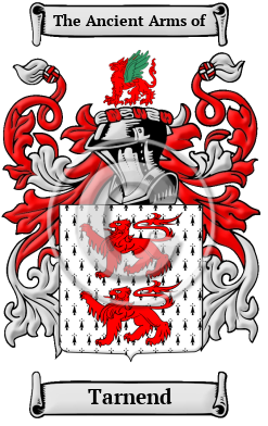 Tarnend Family Crest/Coat of Arms