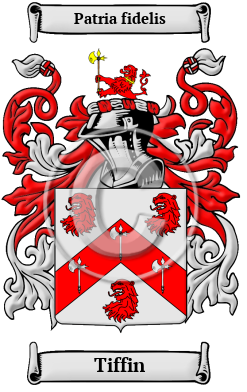 Tiffin Family Crest/Coat of Arms