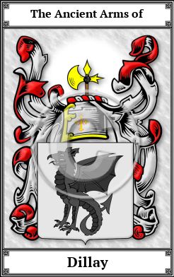 Dillay Family Crest Download (JPG)  Book Plated - 150 DPI