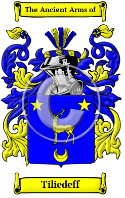 Tiliedeff Family Crest/Coat of Arms