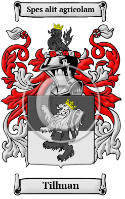 Tillman Family Crest/Coat of Arms