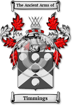 Timmings Family Crest Download (jpg) Legacy Series - 150 DPI