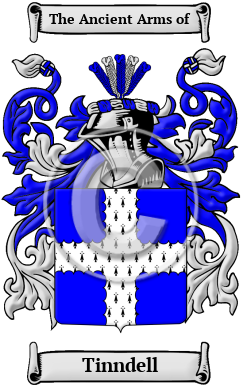 Tinndell Family Crest/Coat of Arms