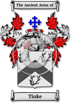 Tinke Family Crest Download (jpg) Legacy Series - 150 DPI