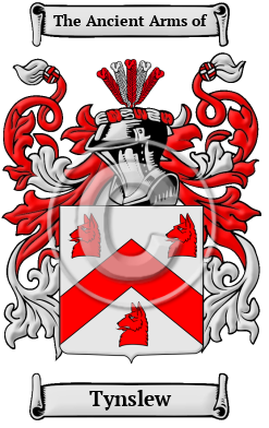 Tynslew Family Crest/Coat of Arms
