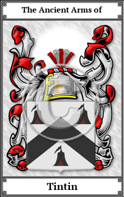 Tintin Family Crest Download (JPG)  Book Plated - 150 DPI