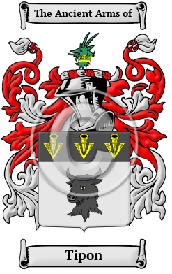 Tipon Family Crest/Coat of Arms