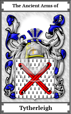 Tytherleigh Family Crest Download (JPG) Book Plated - 600 DPI